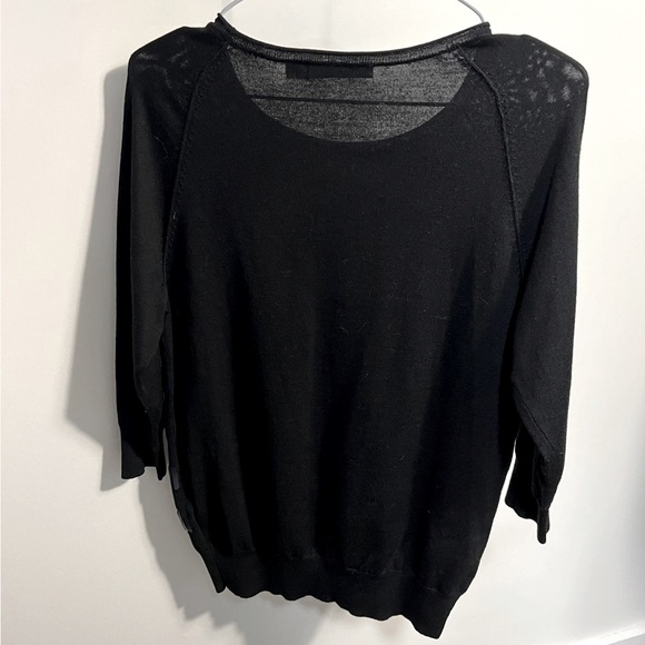 Karen Millen black sequin light jumper sweater size M - Picture 3 of 4